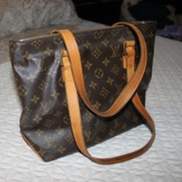 monogram cabas piano tote bag